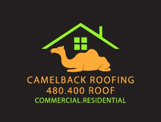 CAMELBACK ROOFING logo design by jafar