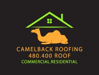 CAMELBACK ROOFING logo design by jafar