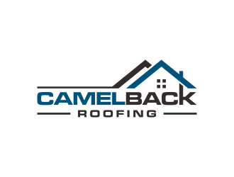 CAMELBACK ROOFING logo design by p0peye