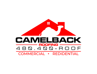 CAMELBACK ROOFING logo design by qqdesigns