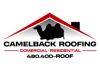 CAMELBACK ROOFING logo design by axel182