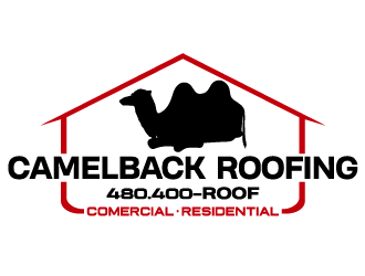 CAMELBACK ROOFING logo design by axel182