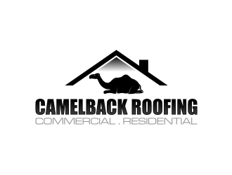 CAMELBACK ROOFING logo design by sodimejo