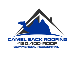 CAMELBACK ROOFING logo design by rdbentar