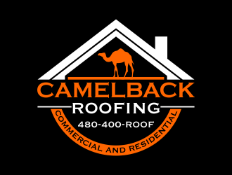 CAMELBACK ROOFING logo design by beejo