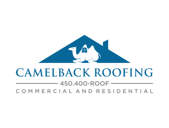 CAMELBACK ROOFING logo design by savana