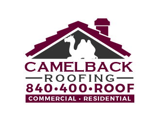 CAMELBACK ROOFING logo design by scriotx