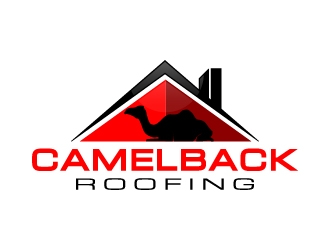 CAMELBACK ROOFING logo design by mewlana
