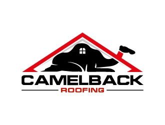 CAMELBACK ROOFING logo design by MUSANG