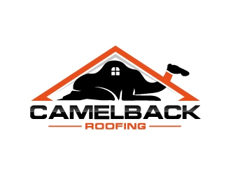 CAMELBACK ROOFING logo design by MUSANG