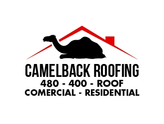 CAMELBACK ROOFING logo design by cybil