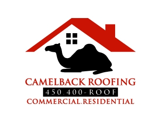 CAMELBACK ROOFING logo design by Mirza