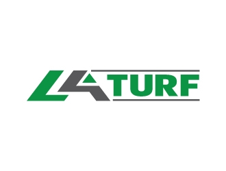L A Turf logo design by ngulixpro
