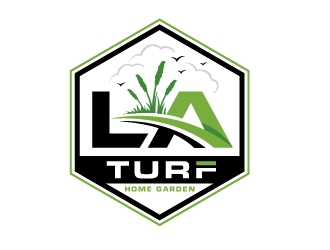 L A Turf logo design by REDCROW