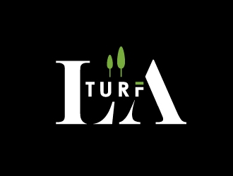 L A Turf logo design by REDCROW