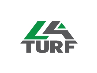 L A Turf logo design by ngulixpro