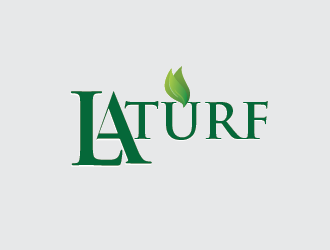L A Turf logo design by pixeldesign