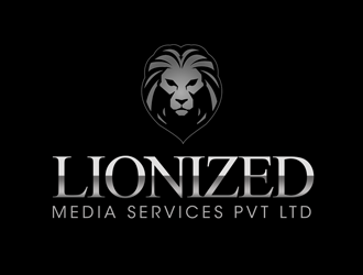 A LIONIZED MEDIA SERVICES PVT LTD logo design by kunejo