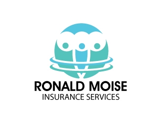 RONALD MOISE INSURANCE SERVICES logo design by logopond