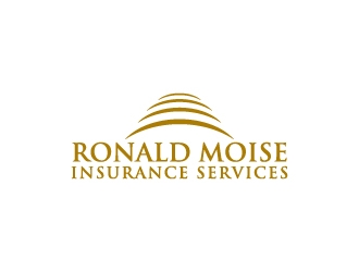 RONALD MOISE INSURANCE SERVICES logo design by wongndeso