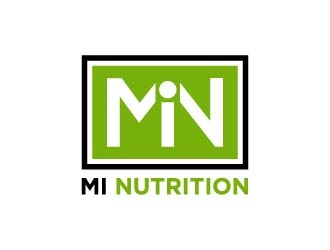 MI Nutrition logo design by maserik