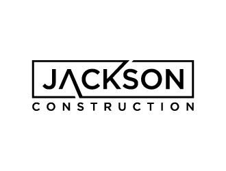 Jackson Construction  logo design by labo