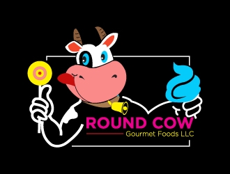 Round Cow Gourmet Foods LLC logo design by jafar