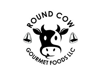 Round Cow Gourmet Foods LLC logo design by Kruger