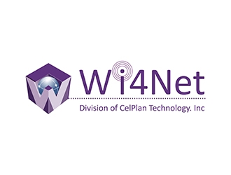 Wi4Net logo design by gitzart