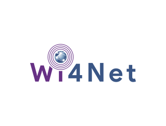 Wi4Net logo design by Panara