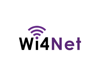 Wi4Net logo design by excelentlogo