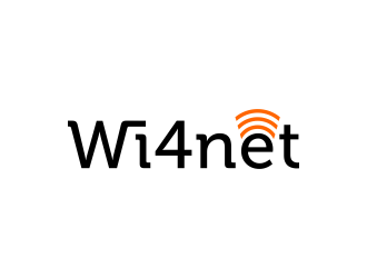 Wi4Net logo design by qqdesigns