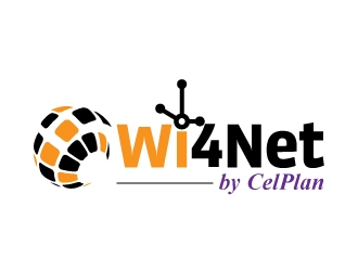 Wi4Net logo design by jaize