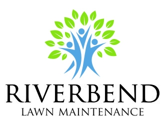 Riverbend Lawn Maintenance  logo design by jetzu