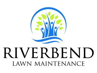 Riverbend Lawn Maintenance  logo design by jetzu