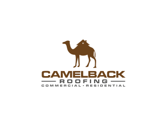 CAMELBACK ROOFING logo design by ammad