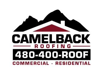 CAMELBACK ROOFING logo design by moomoo