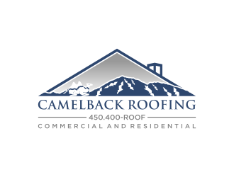 CAMELBACK ROOFING logo design by savana