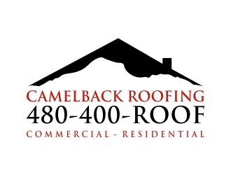 CAMELBACK ROOFING logo design by dibyo