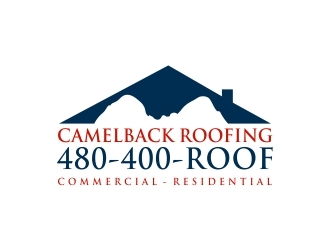 CAMELBACK ROOFING logo design by dibyo