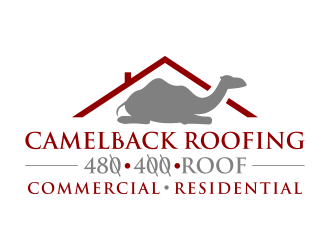 CAMELBACK ROOFING logo design by ingepro