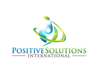 Positive Solutions International logo design by pixalrahul