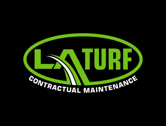 L A Turf logo design by agus