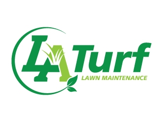 L A Turf logo design by jaize