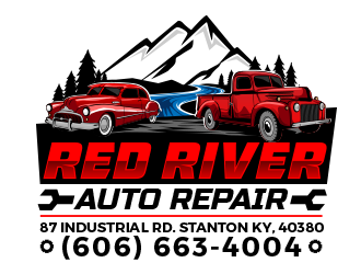 Red River Auto Repair logo design by scriotx