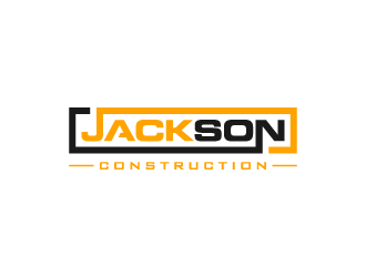 Jackson Construction  logo design by pencilhand
