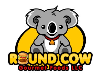 Round Cow Gourmet Foods LLC logo design by daywalker