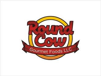 Round Cow Gourmet Foods LLC logo design by bunda_shaquilla