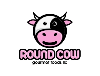 Round Cow Gourmet Foods LLC logo design by MarkindDesign