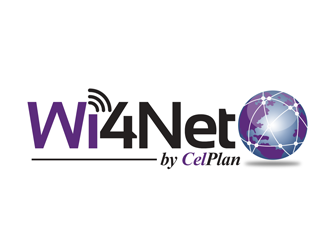 Wi4Net logo design by kunejo